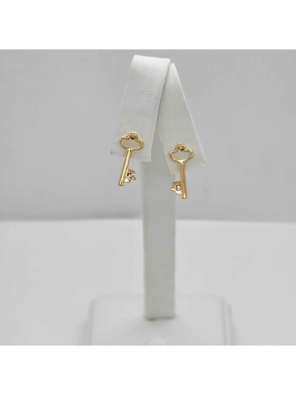 Brand New Brazilian 18k Gold Filled Key Earrings
